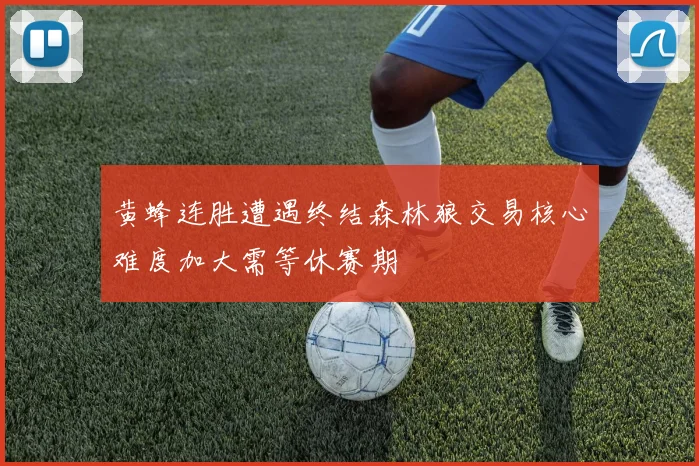 黄蜂连胜遭遇终结森林狼交易核心难度加大需等休赛期